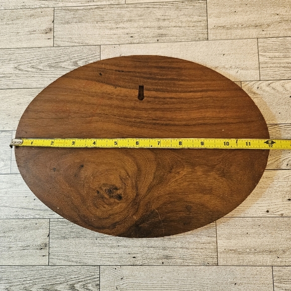 VTG INLAID WOOD PLAQUE PICTURE WALL ART WITH INLAY BONE ELEPHANTS 12" x 9" - Picture 7 of 12